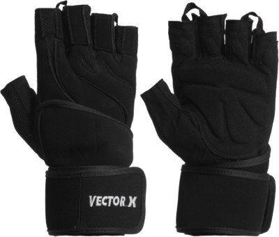 Vector X VX-2000 Gym & Fitness Gloves ( Black) - Mill Sports 