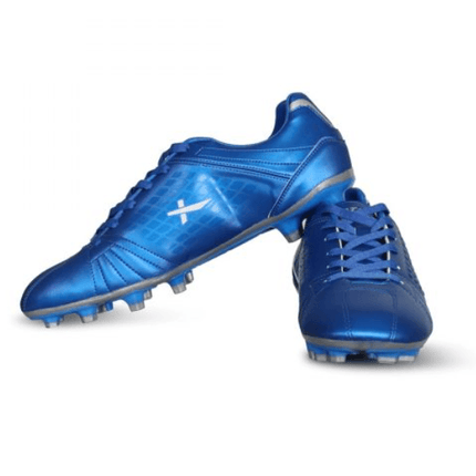 Vector X Velocity Football Shoes (Blue-Silver) - Mill Sports 