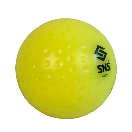 SNS Match Dimple Hockey Ball (Yellow) - Mill Sports