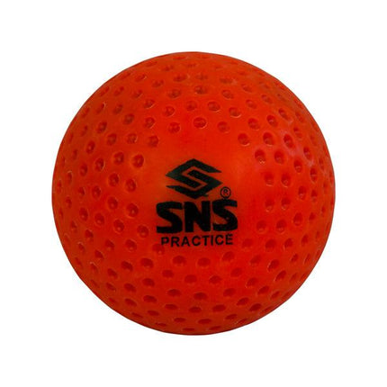 SNS Practice Dimple Hockey Ball (Orange) - Mill Sports 
