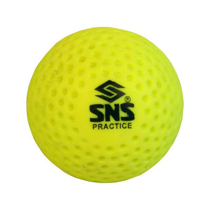 SNS Practice Dimple Hockey Ball (Yellow) - Mill Sports 