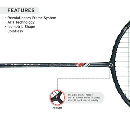 HEAD Xenon Pro Badminton Racket (STRUNG) - Mill Sports 