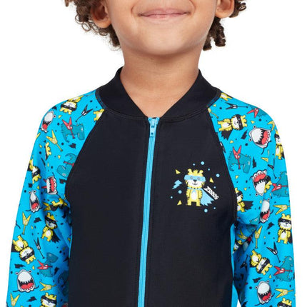 Zoggs Boys Rock Star Long Sleeve All In One