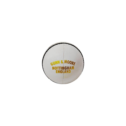 GM County Star Leather Cricket Ball (White) Mill Sports 