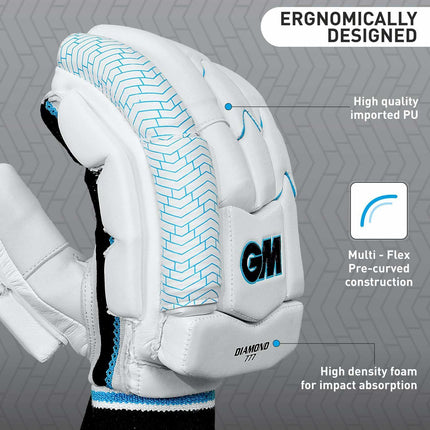 GM Diamond 777 Batting Gloves - Mill Sports