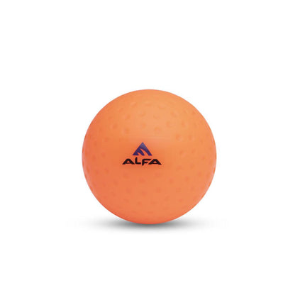 ALFA Hockey Turf Ball Dimple Hollow Orange Color Mill Sports