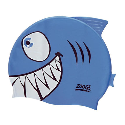 Zoggs Jnr Character Cap - Blue Jaws