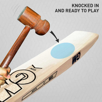 GM Icon 404 English Willow Grade 4 Cricket Bat (Short Handle) Mill Sports 